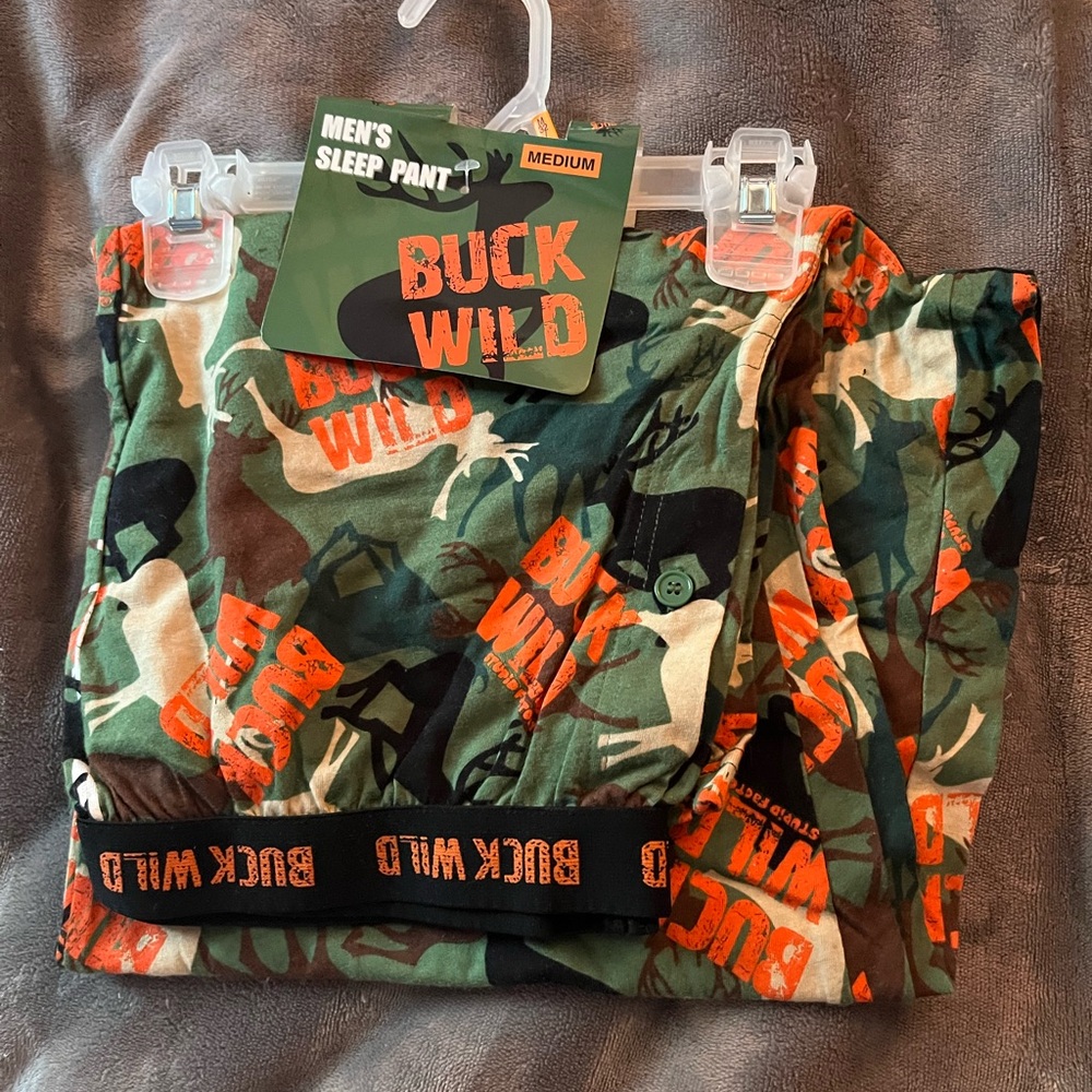 Men's Green Camo Sleep Pants